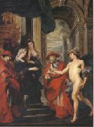 Peter Paul Rubens The Treaty of Angouleme (mk05) oil painting artist